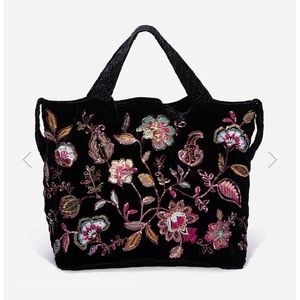 Nwt Johnny Was Brenda Embroidered Tote bag